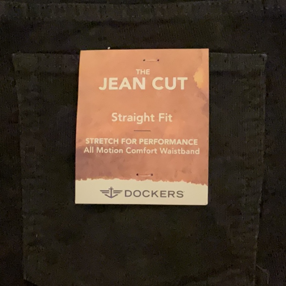 🔥 LEVI’S Dockers Gray Jean Cut Corduroy 34W 34L NWT $70 - Picture 4 of 4